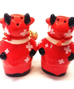Sel et poivre - Vache suisse rouge croix suisse