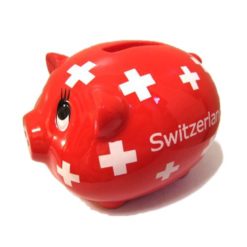 البنك السويسري أصبع