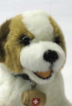 plush st-bernard sug 22cm head