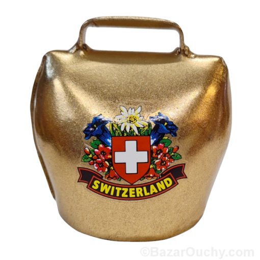 Kleine Schweizer Glocke aus Goldmetall
