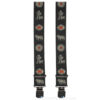 Appenzell suspenders swiss cowhide silver