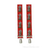 Suspenders with edelweiss - Red - Switzerland - KIDS