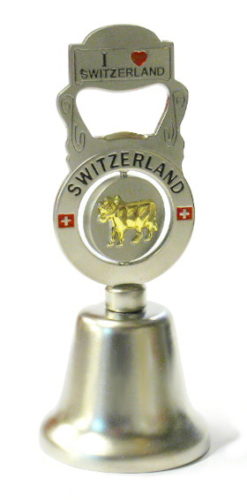 Swiss cross table bell