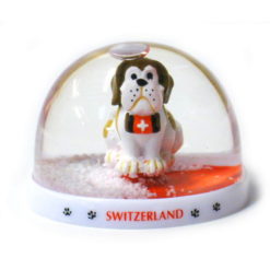 St. Bernard Dog Snow Globe