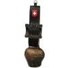 Cloche de vache suisse - Antique - vieille - Ecusson