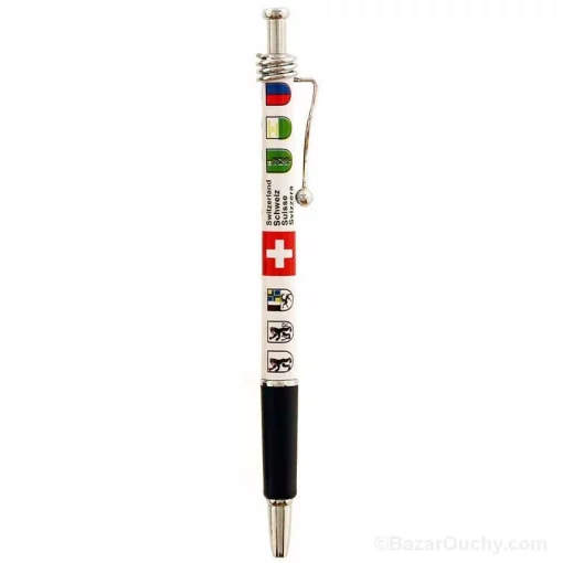 Stylo avec cantons suisses