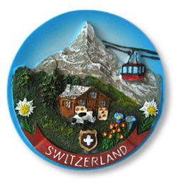 Magnet Magnet - Switzerland - Round summer_