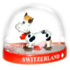 Boule à neige Vache suisse