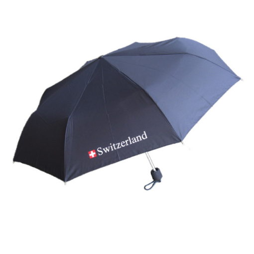 Parapluie avec croix suisse