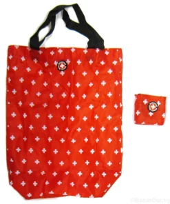 Sac pliable à commission avec croix suisse