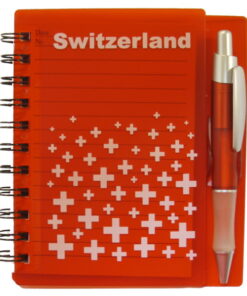 Carnet avec stylo - Suisse