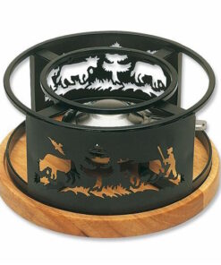 Réchaud à fondue suisse découpage