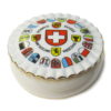 Caja suiza de porcelana