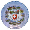 Swiss souvenir plate decoration
