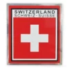 Autocollant croix suisse carre - Sticker