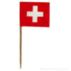 zahnstocher schweizer kreuz flagge