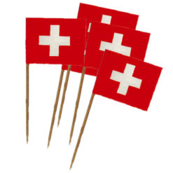 Zahnstocher Flagge Schweiz