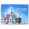 Ímã ímã Matterhorn esquiando em front_