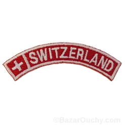 Insignia de costura de lazo suizo