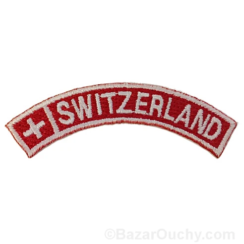 Swiss bow sewing badge