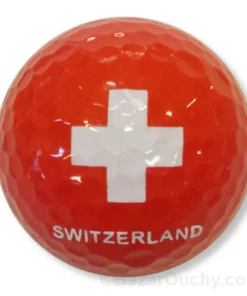 Balle de gold rouge croix suisse