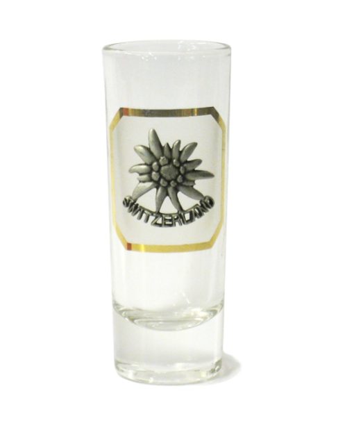 Shooter - Edelweiss en étain