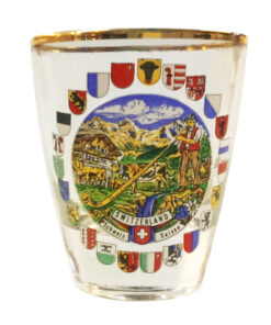 Verre à liqueur (shot) - Cantons suisses