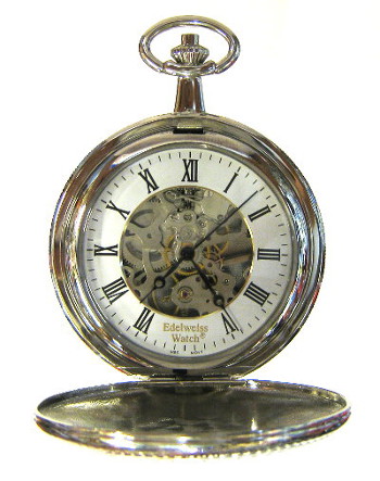 montre-poche_edel_argent_ouvert