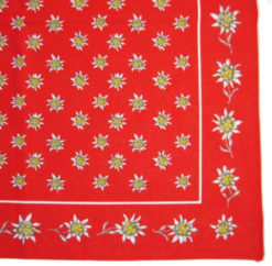 Foulard suisse Edelweiss, croix suisse, etc.