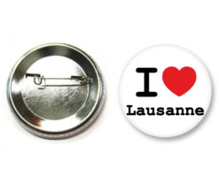 Abzeichen Ich liebe Lausanne