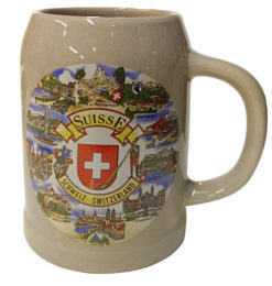 Swiss beer mug