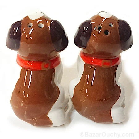 Salt and pepper - Saint Bernard dog