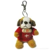 Peluche chien Saint Bernard avec porte clé