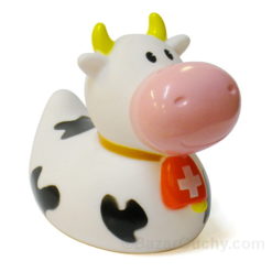 Canard de bain suisse forme vache