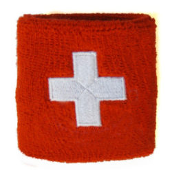 Swiss cross wrist protector