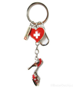 Porte-cle talon-haut suisse_