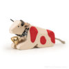 Swiss wooden cow toy