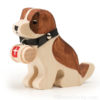Saint Bernard dog Swiss wooden toy