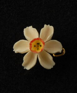 Broche en ivoire - Narcisse