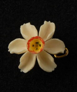 Broche en ivoire - Narcisse