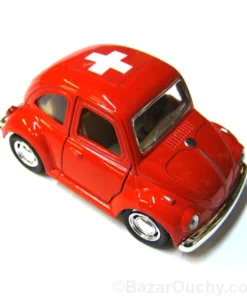 VW croix suisse rouge
