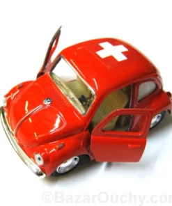 VW croix suisse rouge