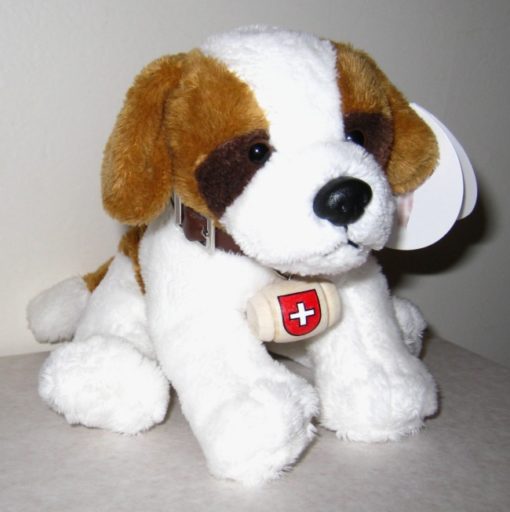 Peluche St-Bernard assis 18cm