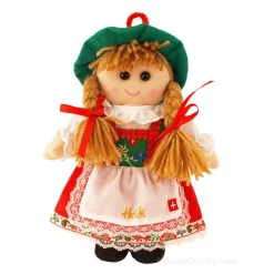 Poupée tissu - Heidi - Robe traditionnelle