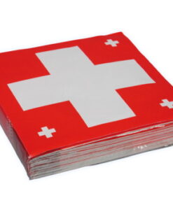 Serviette croix suisse