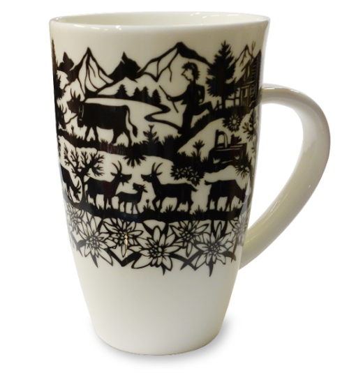 Tasse découpage suisse