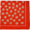 Foulard edelweiss rouge suisse