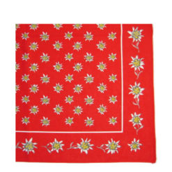 Foulard suisse Edelweiss, croix suisse, etc.