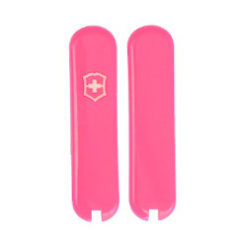 Cote plaquette remplacement couteau Victorinox rose