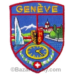 Distintivo da cucito Ginevra - Arrotondato